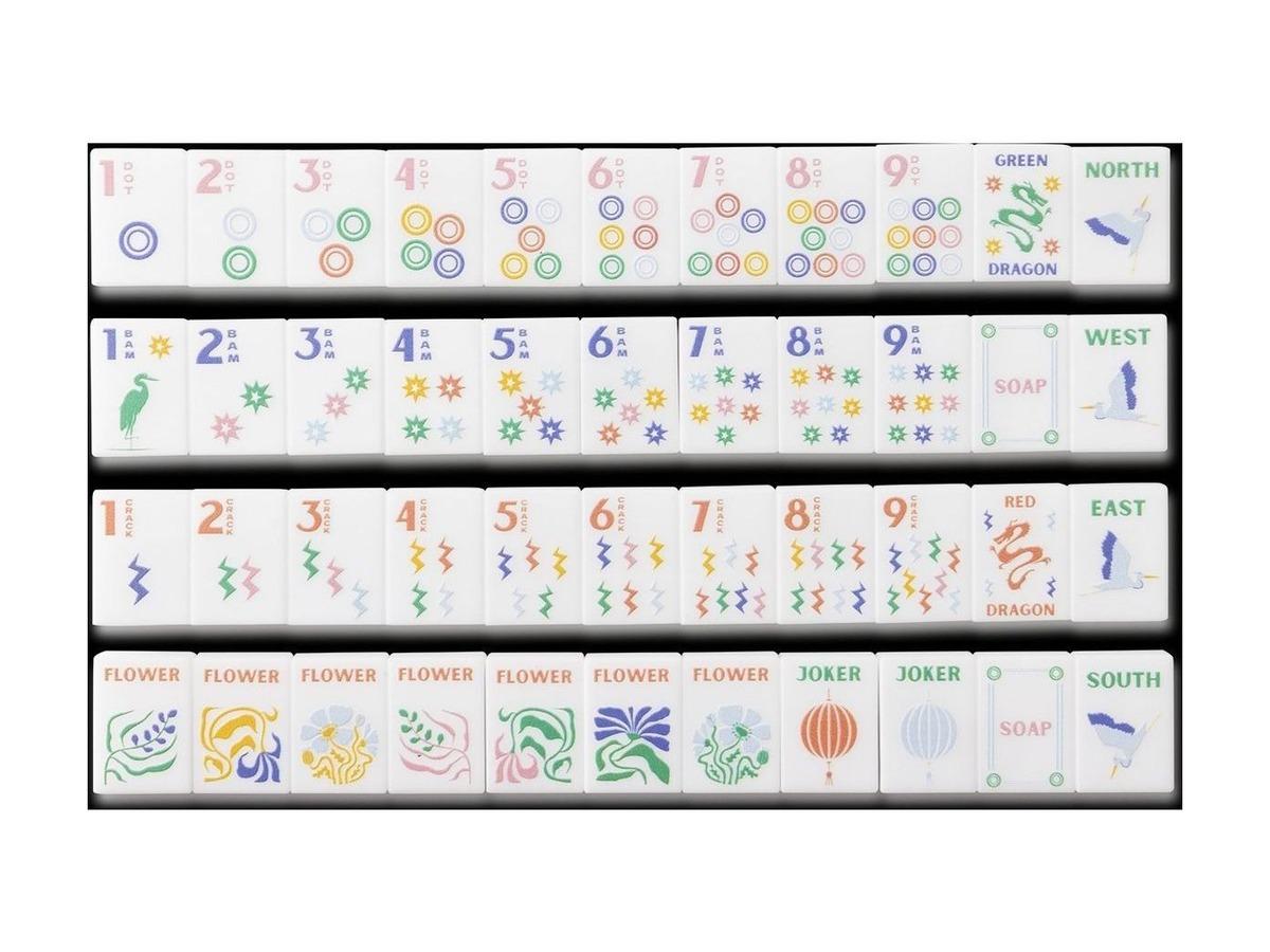 Original Stamped Acrylic Tile Set