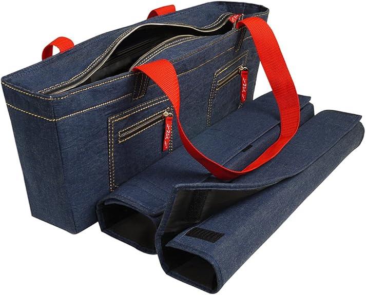 Linda Li Empty Mahjong Bag, Denim