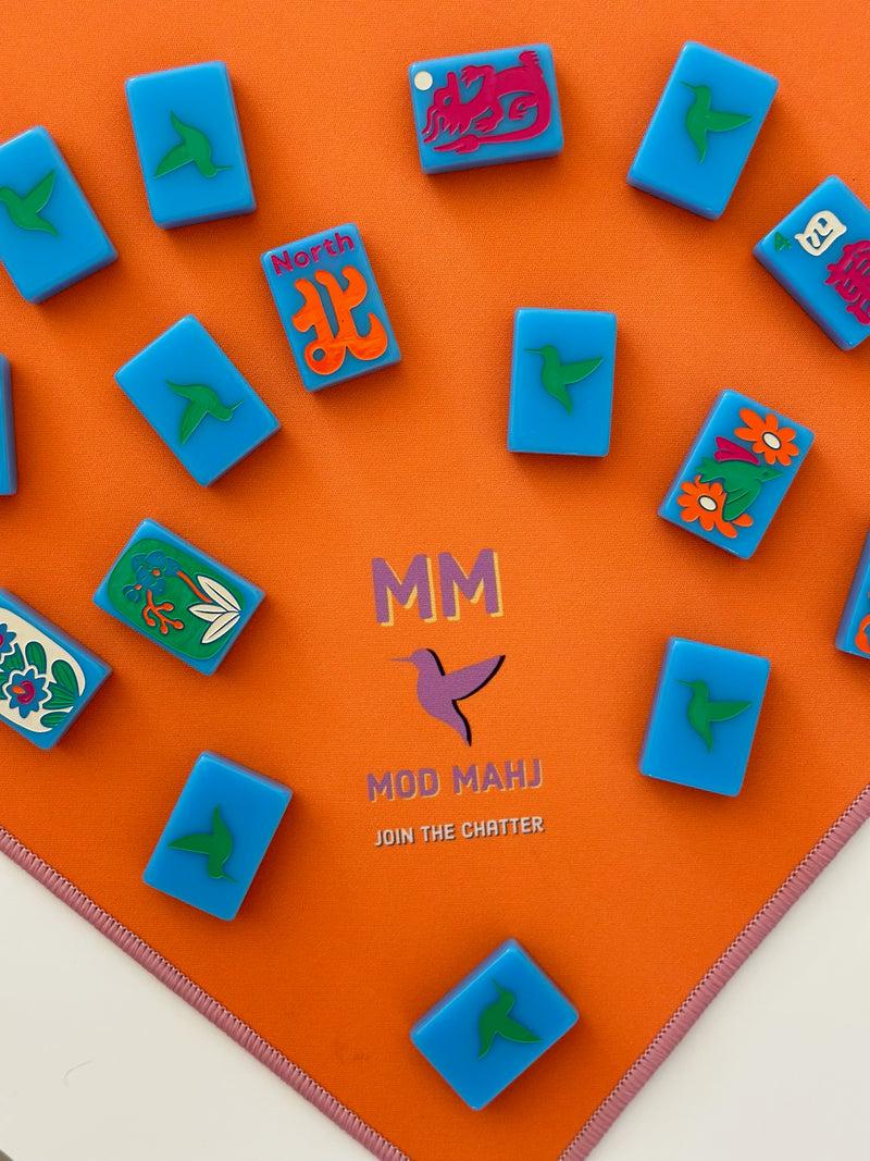 New Classic American Mahjong Tiles by Mod Mahj in Poolside Blue