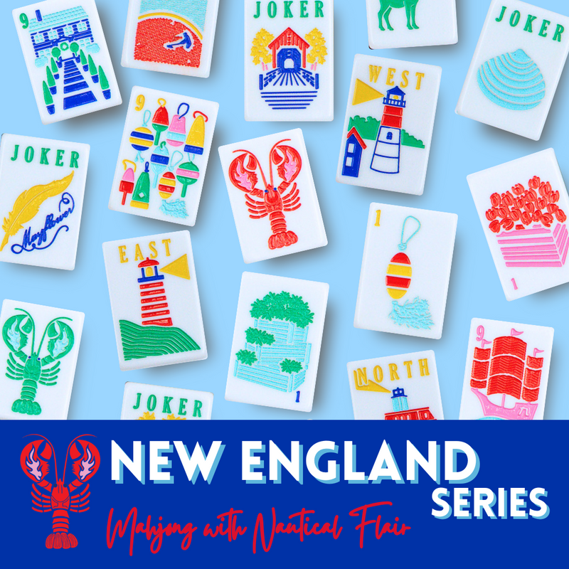 THE NEW ENGLAND SERIES | Mahjong with Nautical Flair