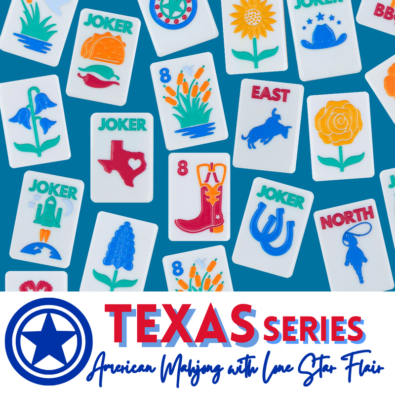 THE TEXAS SERIES  |  Mahjong with Lone Star Flair  |  Mesquite White Tile