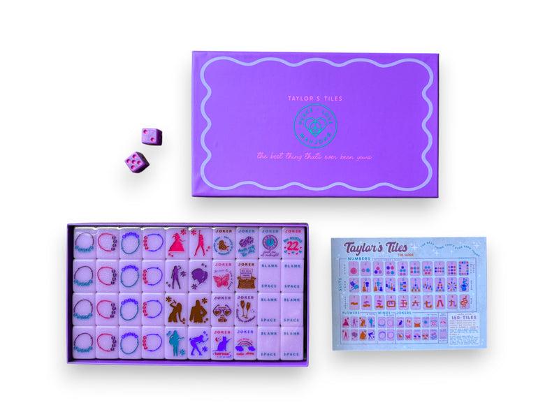 Taylor's Tiles Mahjong Tiles + Tile Pouch + Dice