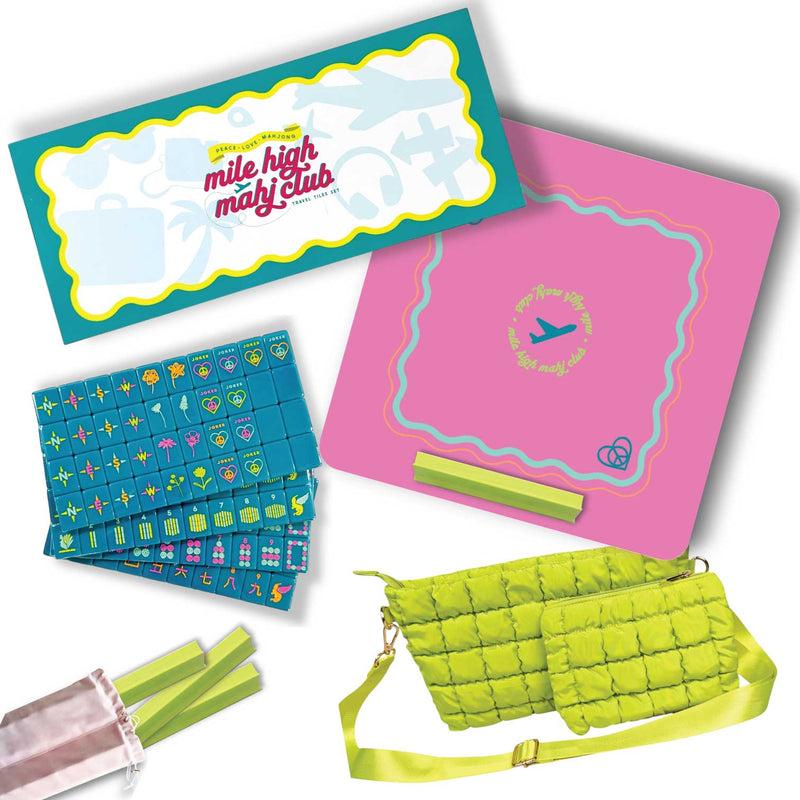Totally Teal - Mile High Mahj Club Travel Tiles Set