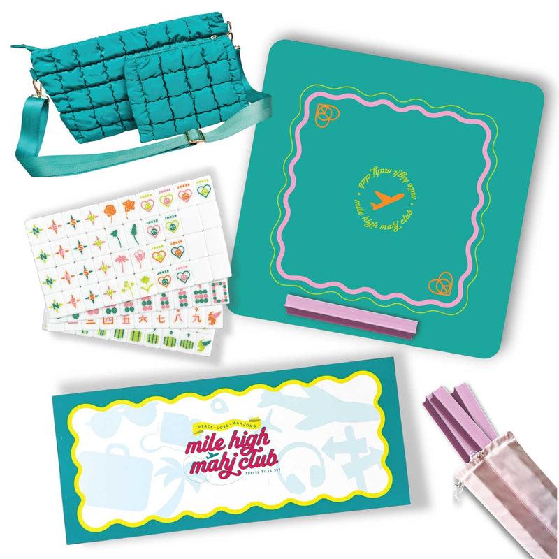 Vibrant Vibes - Mile High Mahj Club Travel Tiles Set
