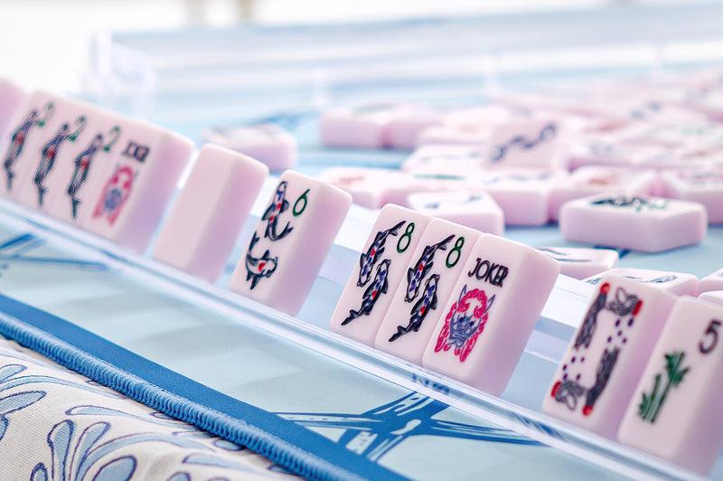 THE CHINOISERIE SET - MAHJONG TILES: POLISHED PINK